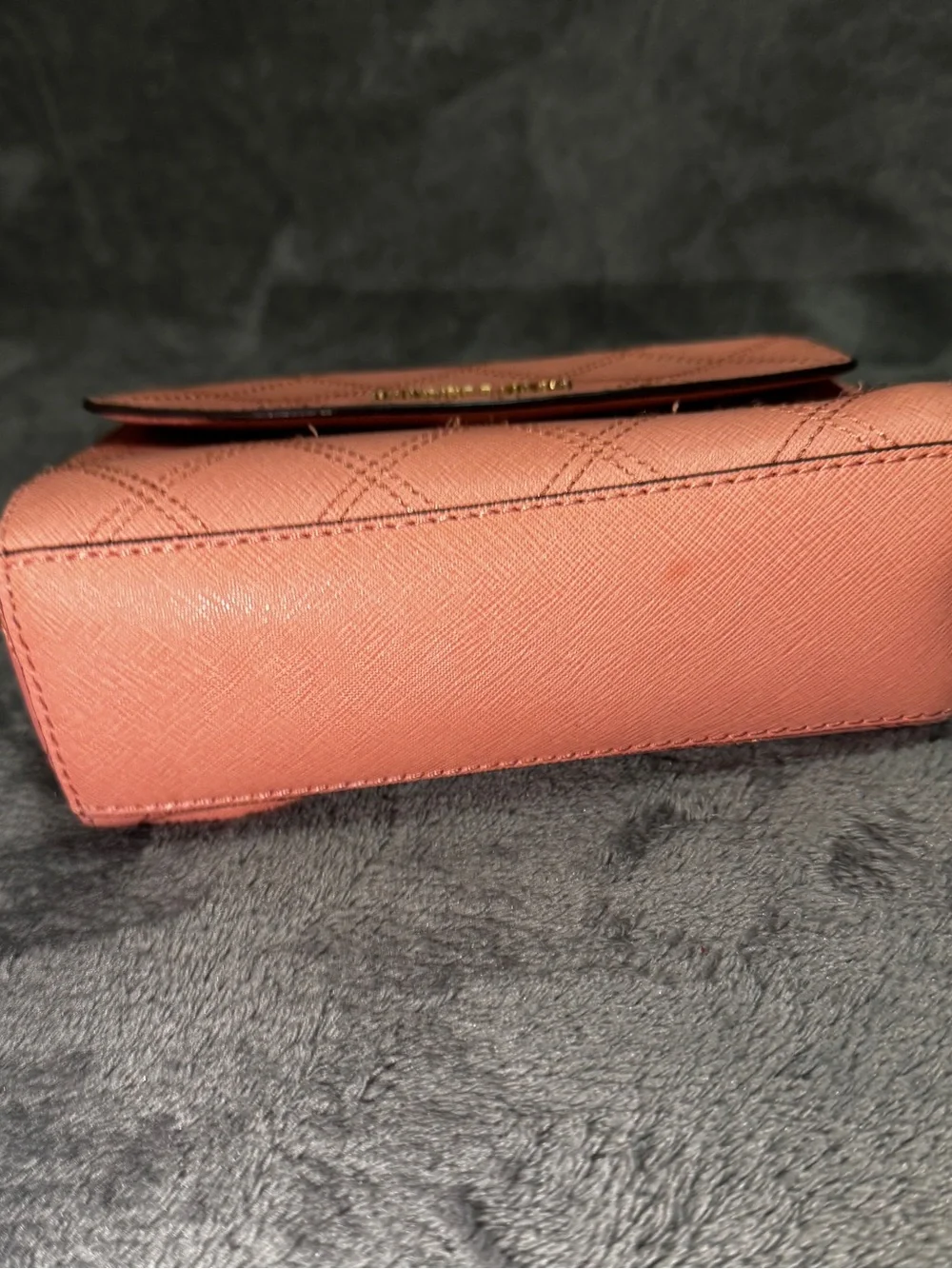 Michael Kors Dusty Rose Quilted Crossbody Bag